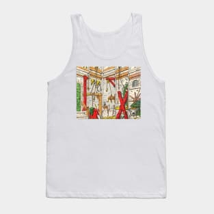 Torture chamber in a feudal lord's dungeon in the Middle Ages Tank Top